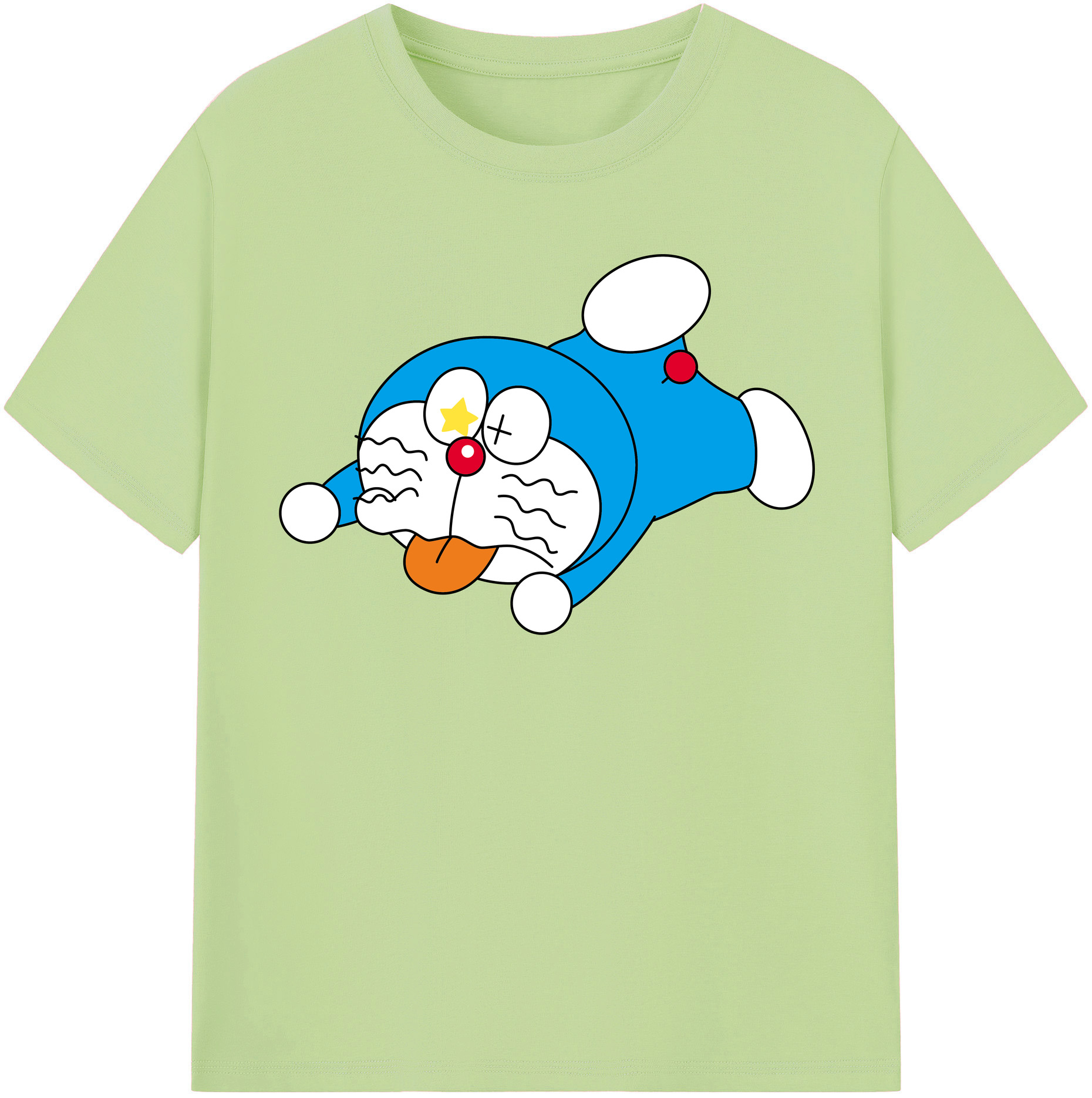 （画像用） ドラえもん Doraemon 綿100％半袖Tシャツ（フロントプリント）